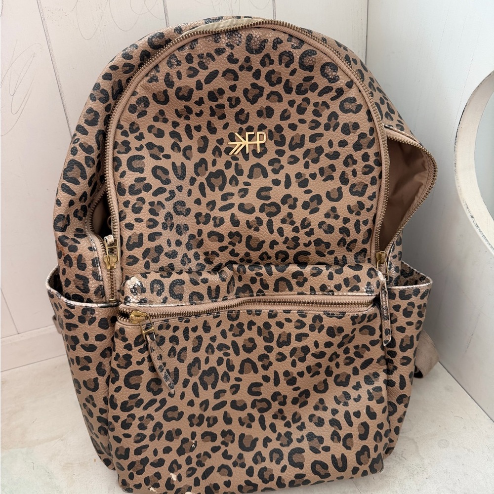 Freshly Picked Brown Leopard Backpack